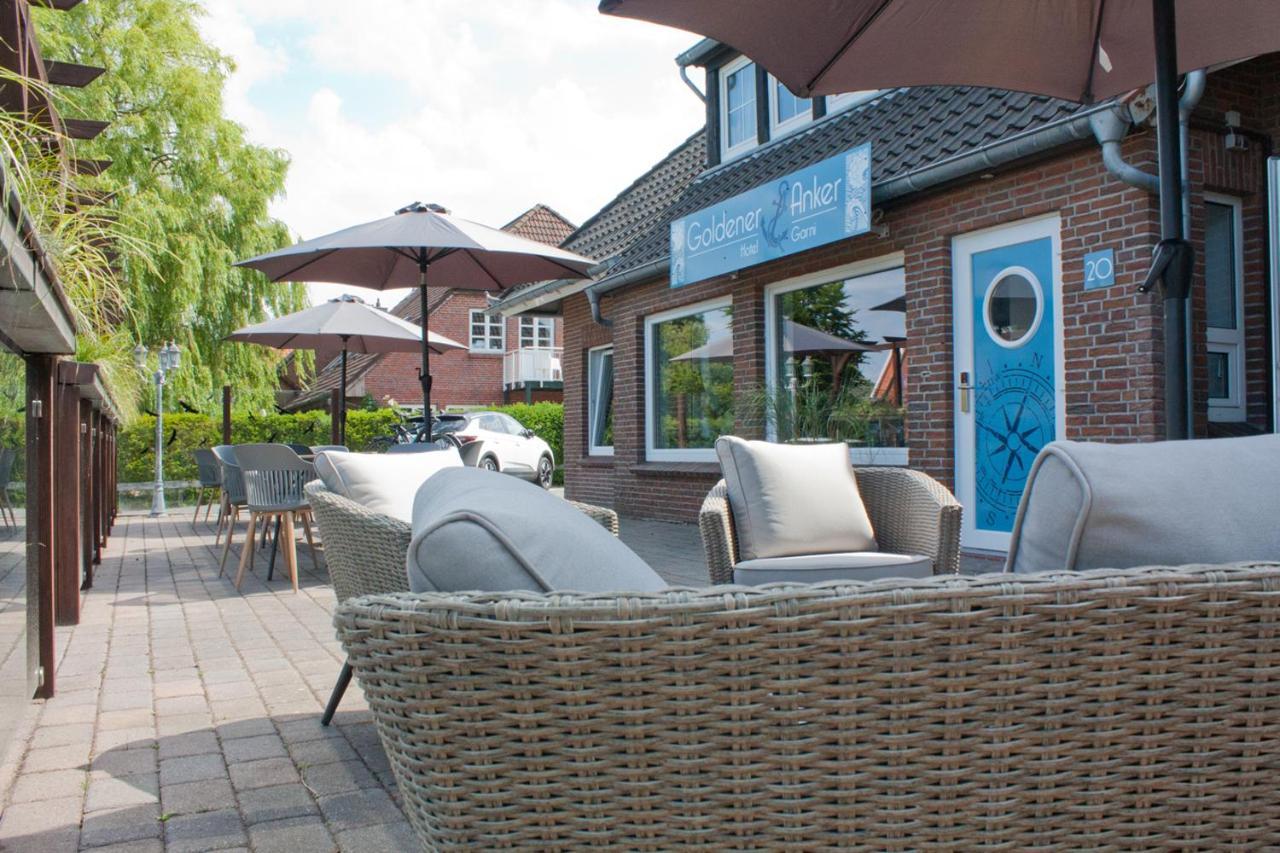 Hotel Garni Goldener Anker Greetsiel Exteriör bild